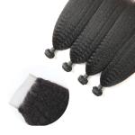 24 Inch 100 Peruvian Virgin Remy Hair Kinky Straight No Chemical Process