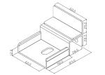 Galvanized Roller Track Hardware Connector Roller Track Metal Joint ISO9001