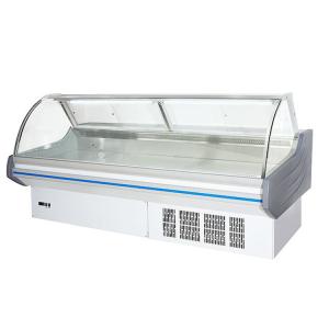 China Fresh Meat Deli Display Showcase Cooler For Supermarket Horizontal Type factory