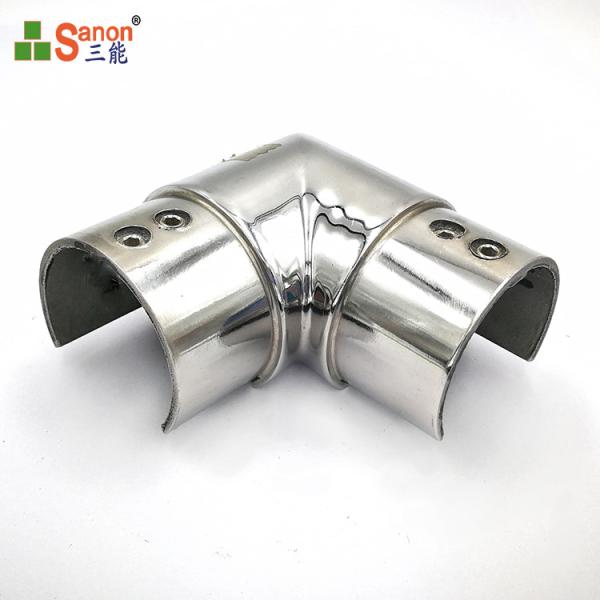 Stainless Steel Customized Handrail Casting Slotted Pipe Connector Railing
