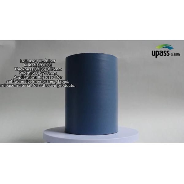 Bitumen Waterproofing Silicone Coated Release Liner Embossed Polyethylene Film