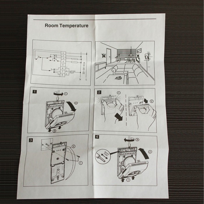 Room Mechanical Thermostat Air Conditioner Temperature Controller Home or hotel use Temperture Controller