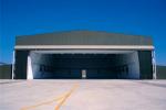 Custom Dip Galvanized, Wide Span Steel Aircraft Shed And Airport Terminals