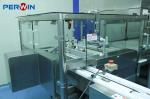 PLC SIEMENS Controlled Petri Dish Fill Machine featuring Stainless Steel