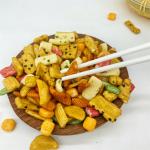 oem puffed rice crispy cracker in bulk snack chinese manufacturers