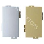 Interior Decoration 800*800mm Aluminum Cladding Panel 4.5MM Weather Resistance