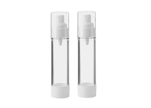 China Empty Fine Mist Spray Bottle Refillable Transparent Airless Spray Bottle factory