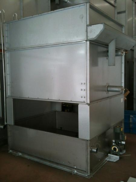 Hot Dip Galvanized Plate Ammonia Evaporative Condenser 380v 3P 50HZ ISO9001