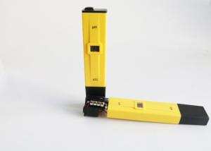 China Yellow Glass Electrode Electronic PH Meter High Sensitivity Pen Type Alkaline Tester factory