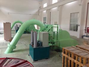 China Efficiency Pelton Turbine Generator IP54 Rated Air/Oil Cooling Speed Range 500-3000r/min factory
