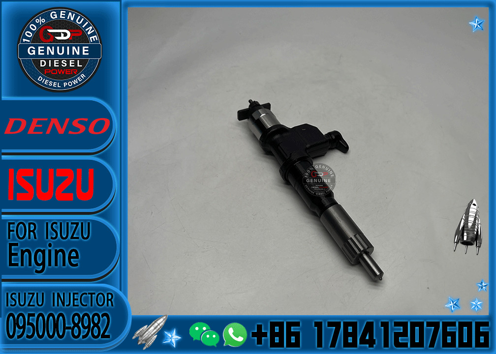 Common Rail Injector 095000-8980 095000-8981 095000-8982 8-98167556-2 For ISUZU 6WG1 Engine For Denso