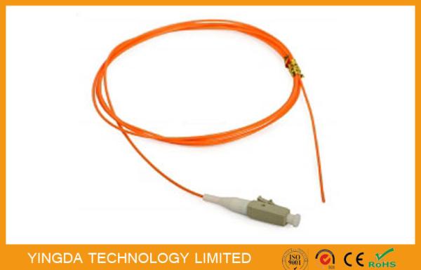 LC / PC Fiber Optic Patch Cord Pigtail 62.5 / 125um MM , Fiber Optical LC