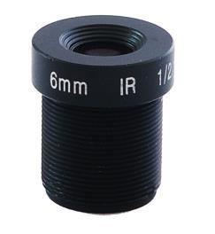 China 3.0 Megapixel Camera Lens 6mm 74 Degree 1/2.5'' inch, M12 mount factory