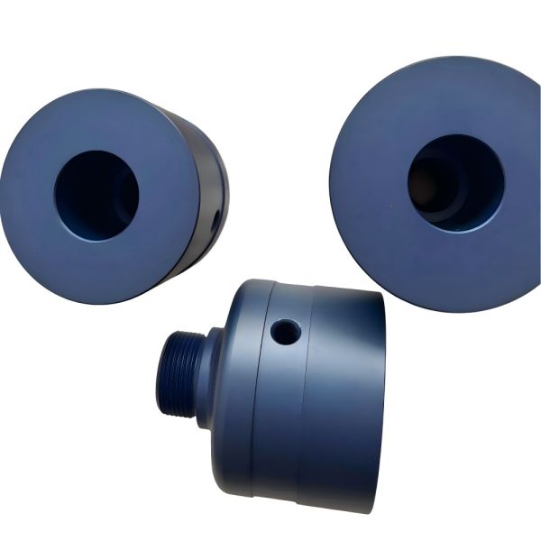 Precision CNC Turning Parts with Hard Blue Anodize and 7-35 Days Lead Time for