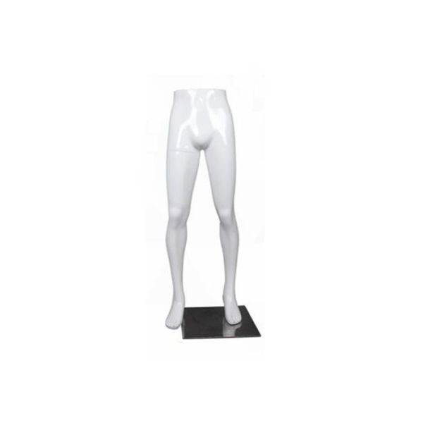 China Man's Lower Body Shop Display Mannequin Dummy For Displaying Clothes White Color factory