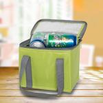 Foldable Square Aluminum Foil Insulated Lunch Cooler Bags
