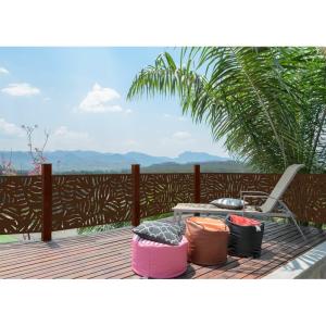 China Custom Outdoor Aluminum Privacy Fence Panel Laser Cut Heat Insulation factory