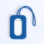 Cartoon Baggage Suitcase Labels Colorful Silicone Name ID Card For Creative