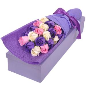 China Collapsible Flower Gifts Paper Packaging Box CMYK Or Pantone Printing factory