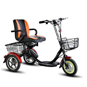 China Double Basket Adult Electric Tricycle for Shopping Range per Power 31-60 km 25KGS factory