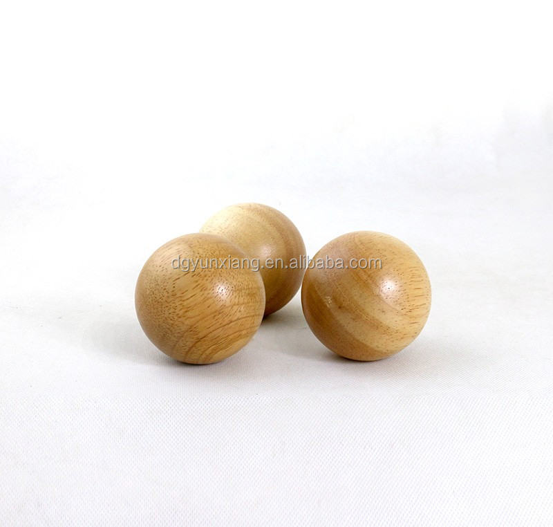Rubber Wood Ball Stopper For Glass Wine Decanter
