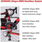 Double V Brake Phantom 3.0 Bike , 7.8kg Lightweight Road Bike For Unisex