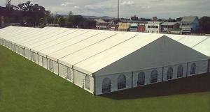 China Hot Sale 20m Width White Outdoor Warehouse Tent With Waterproof PVC Fabric factory