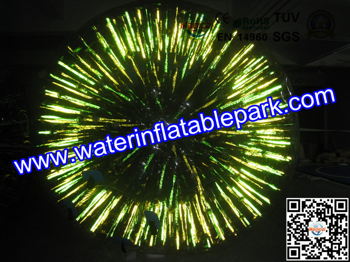 TPU Glass Inflatable Zorb Ball 3m x 2m , Inflatable Human Hamster Ball