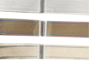 China Polyamide Covered Yarn Bed Sheet Felt Belt / Folder Elastic Stretch Belting factory