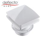 Deflecto Bathroom Ventilation Fan 4'' 10mm / 6'' 150mm White Sensor Exhaust Fan