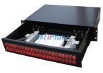 48 Core Fiber Optic Cable Patch Panel For FC / UPC Optical Fiber Patch Cord