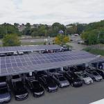 Large Carport Solar Systems High Intensity Prefabricated Vertical Horizental