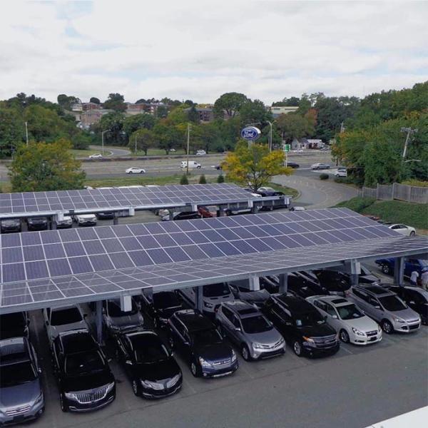 Large Carport Solar Systems High Intensity Prefabricated Vertical Horizental