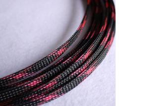 China High Flame Proof Electrical Braided Sleeving For Automotive Cable Protecting factory