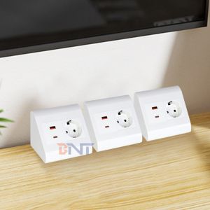 Portable Tabletop EU Socket for Office & Home IP44 with USB A+C Output Ports for