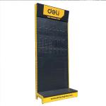Factory Custom Size Color logo single side metal yellow supermarket market