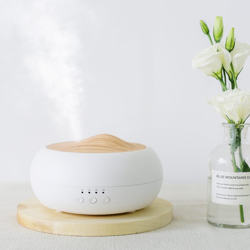 HOMEFISH USB Powered Ultrasonic Aroma Humidifier Tabletop 250ml