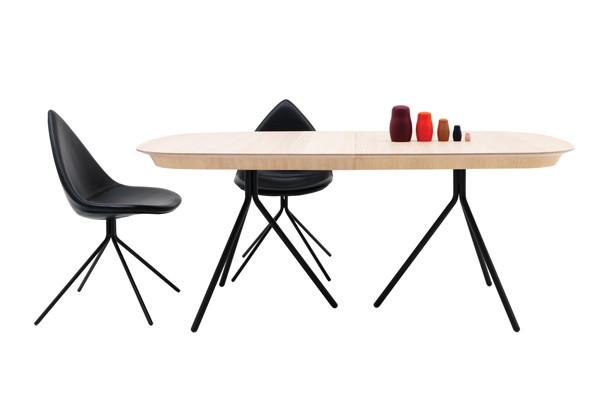 Fiberglass Dining Chair Karim Rashid Ottawa chair wax leather or fabric dining