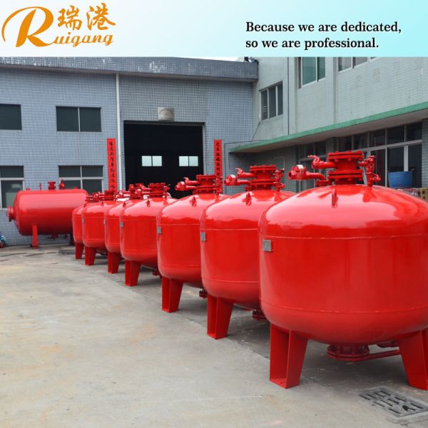 Proportioning Bladder Foam Tanks For Firefighting In Industrial And Storage
