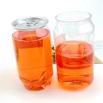 Food Grade Wear Resistant Plastic Beverage Jar 355ml For Soft Drinks