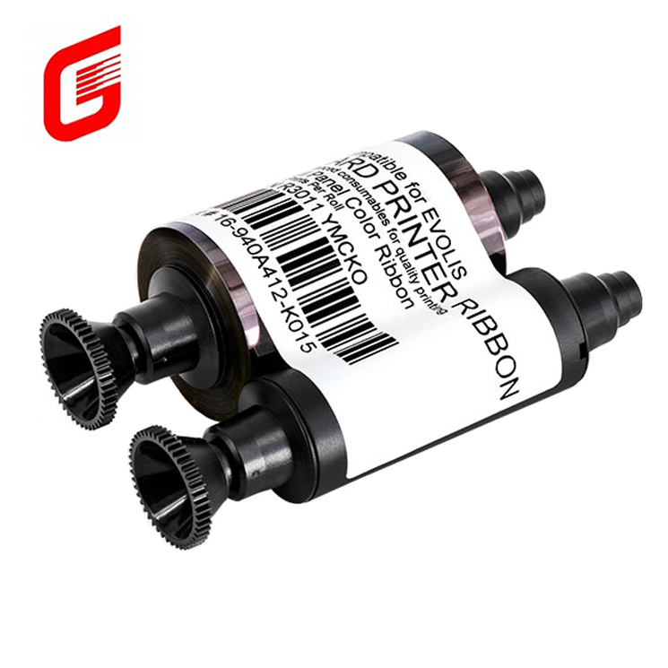 Printer Ribbon for Evolis Pebble Series Duplex 3 Securion Compatible YMCKO Ribbon