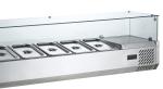 1/3x6 Commercial Ice Cream Freezer Salad Bar With Static Cooling 3.5KW/220V
