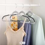 PP White Non Slip Hangers , 2.9mm Non Slip Coat Hangers