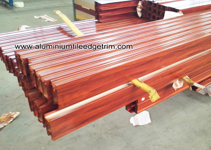 custom extruded aluminium extrusions wood grain