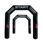 best giant rainbow sport entrance inflatable advertising arches with balloon