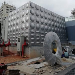China Mall / Mansion / Industrial Water Tank , Fire Weldable Bolted Steel Tanks on sale