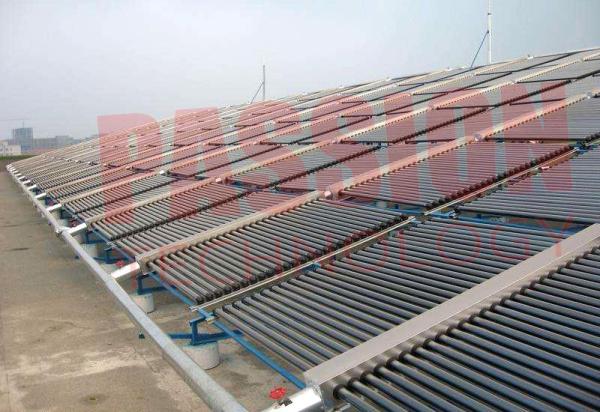 60 Tubes ETC Evacuated Tube Solar Collector , Painted Steel Vacuum Tube Solar