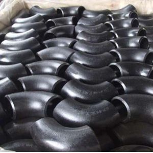 China A234 WPB Carbon Steel Fittings Butt Weld 90 Degree Elbow ASME B16.9 on sale