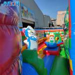 Commercial pvc inflatable bouncy castle fun city jumping bounce house inflatable