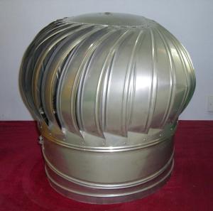 China FREE STANDING Aluminum Alloy Turbine Roof Exhaust Fan With And OEM Own Customer Logo factory